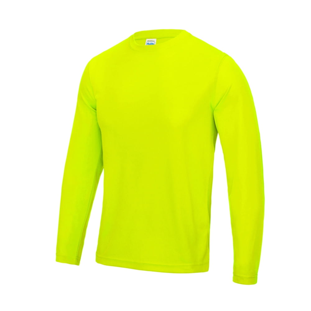 Unisex Yellow Cool T-Shirt Long Sleeve - TSS Sport of Caerphilly ...