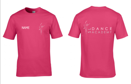 SL Dance Academy Pink Tshirt